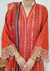 Anmol By VS Textile Embroidered Lawn 3 Piece Unstitched Suit VS25APE D-3438